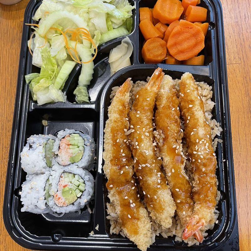 (B) Shrimp Tempura Bento Box