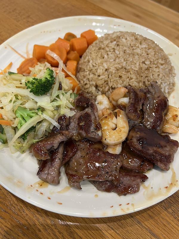 Beef And Shrimp Teriyaki